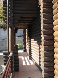 View of a balcony outside a bedroom